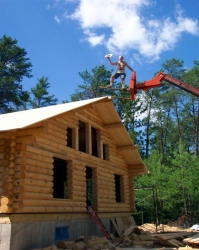 cabin-building